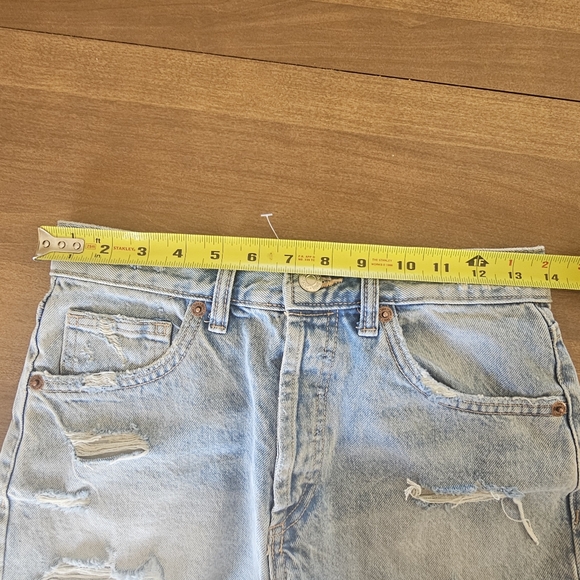 NWOT ZARA DENIM SHORTS SIZE 2 - Picture 11 of 13